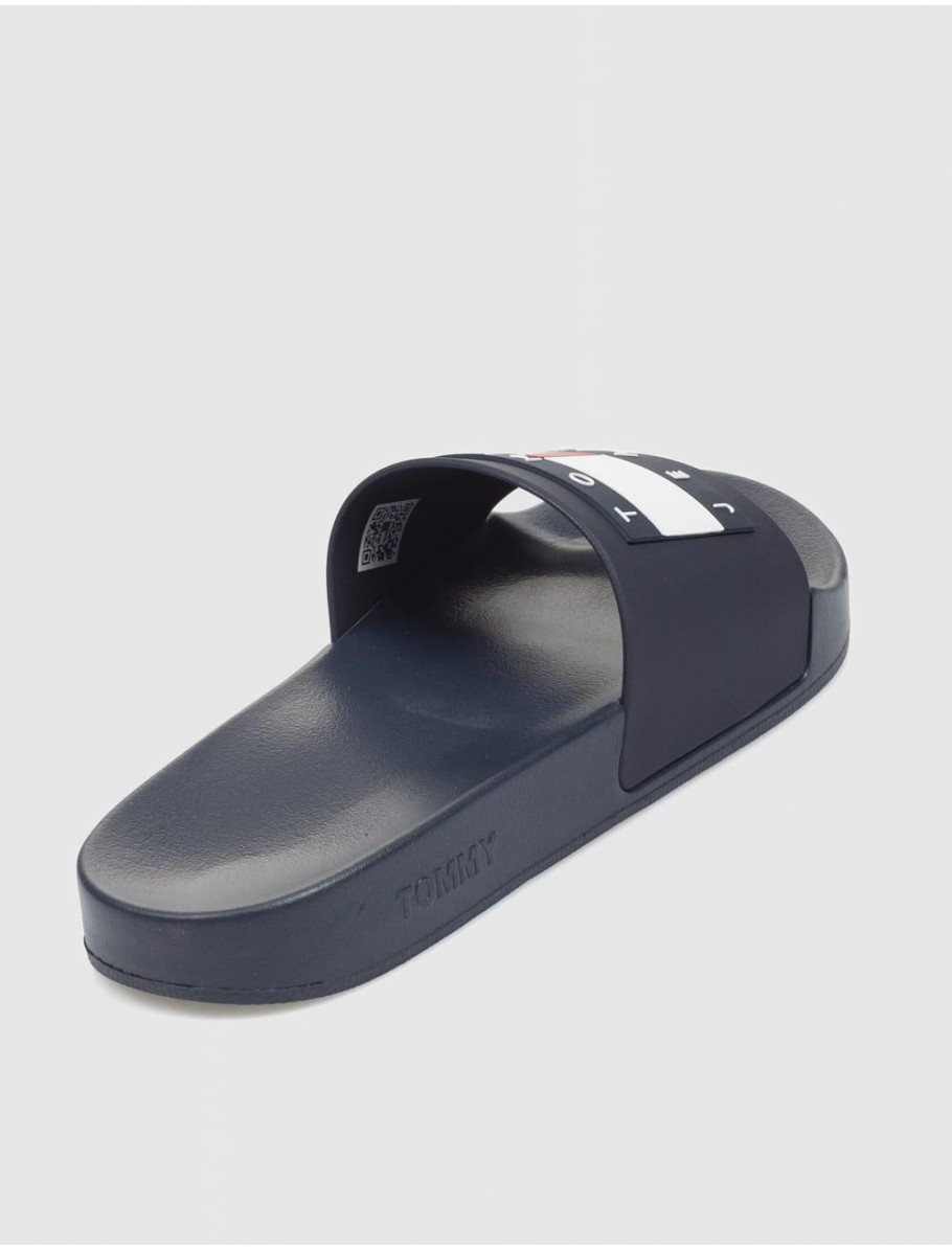 CHANCLA TOMMY HILFIGER TOMMY JEANS POOL SLIDE ESS MARINO