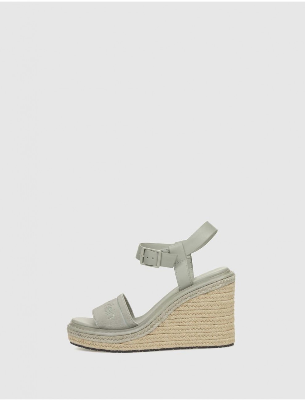 ALPARGATA CALVIN KLEIN WEDGE SANDAL 70 HE GRIS