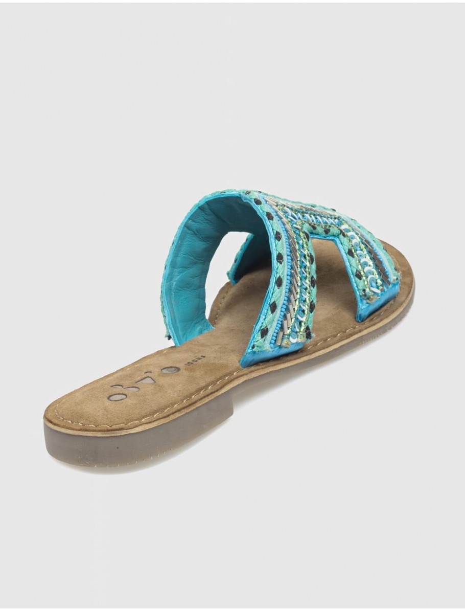 SANDALIA OBVIO SHOES IF6271 TURQUESA