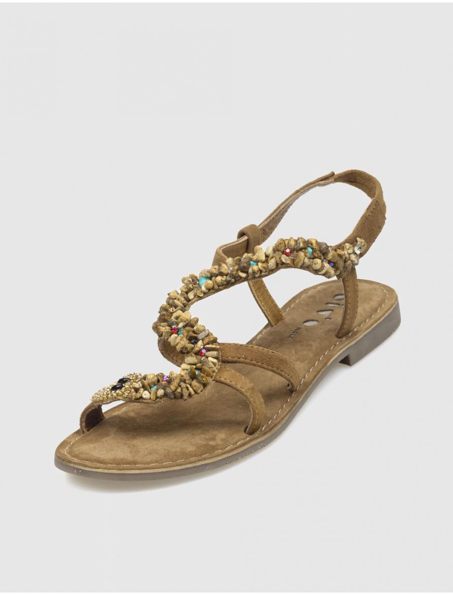 SANDALIA OBVIO SHOES IF6205 TAUPE