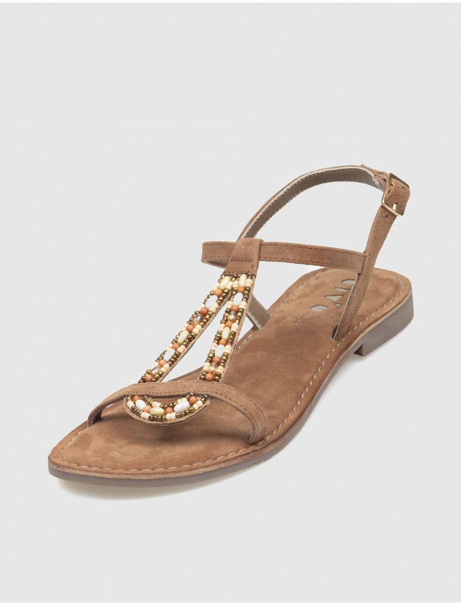 SANDALIA OBVIO SHOES IF9937 TAUPE