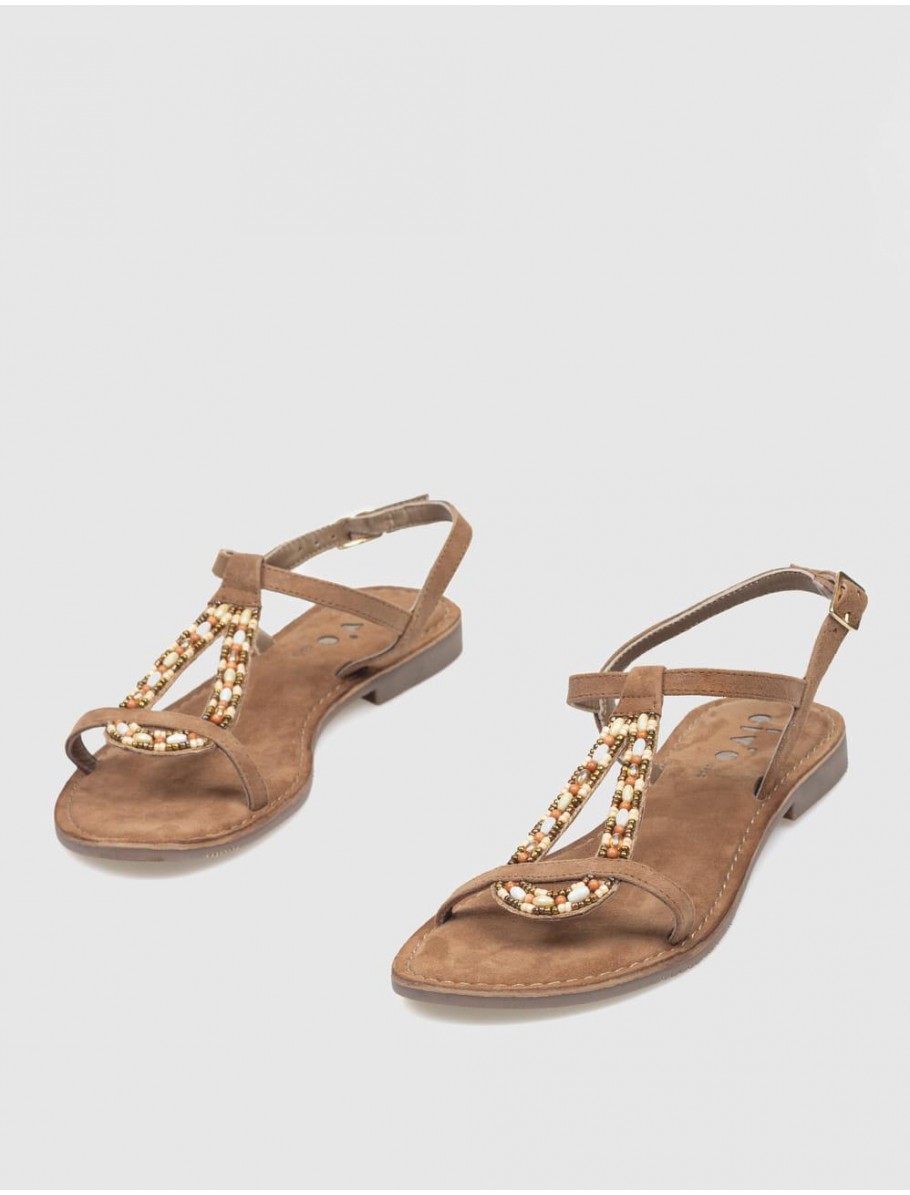 SANDALIA OBVIO SHOES IF9937 TAUPE