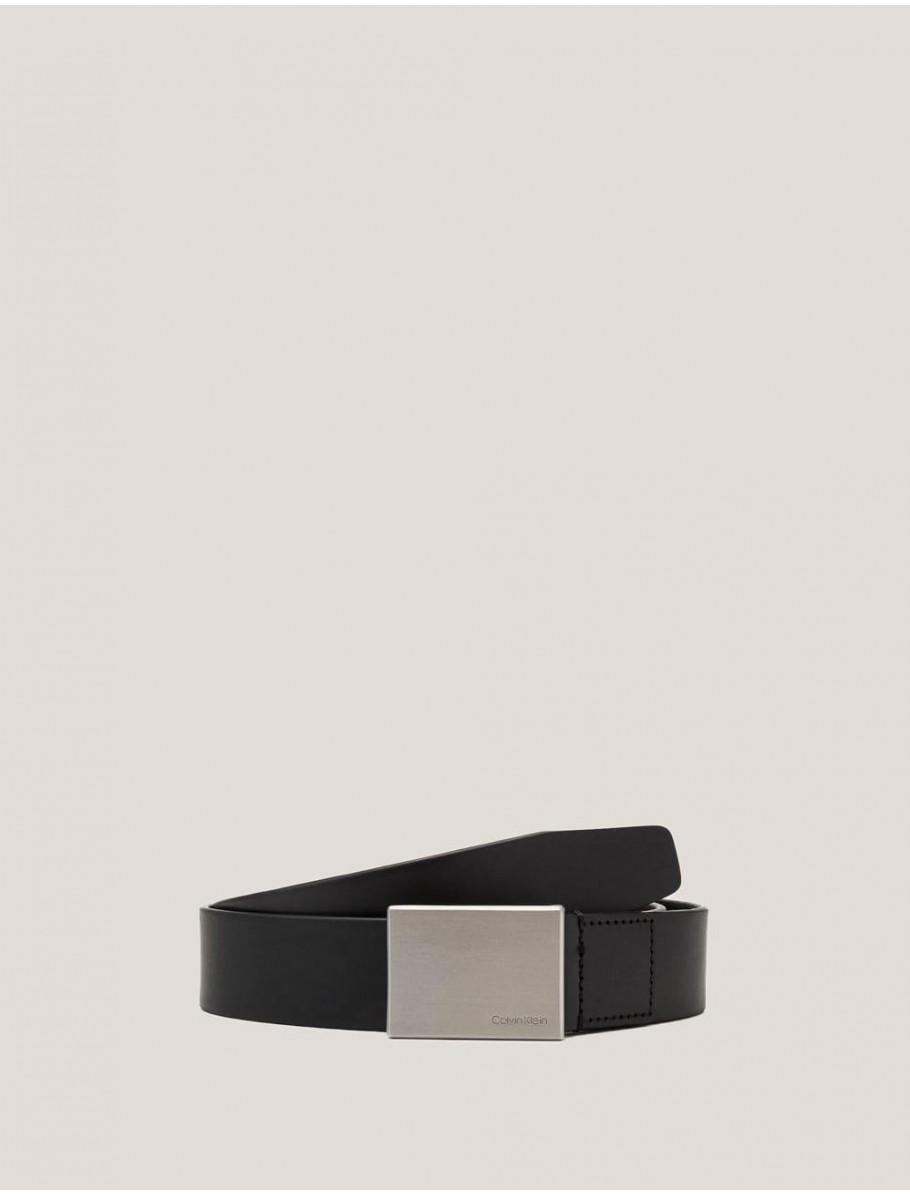 CINTURoN CALVIN KLEIN FORMAL PLAQUE BELT 35CM NEGRO