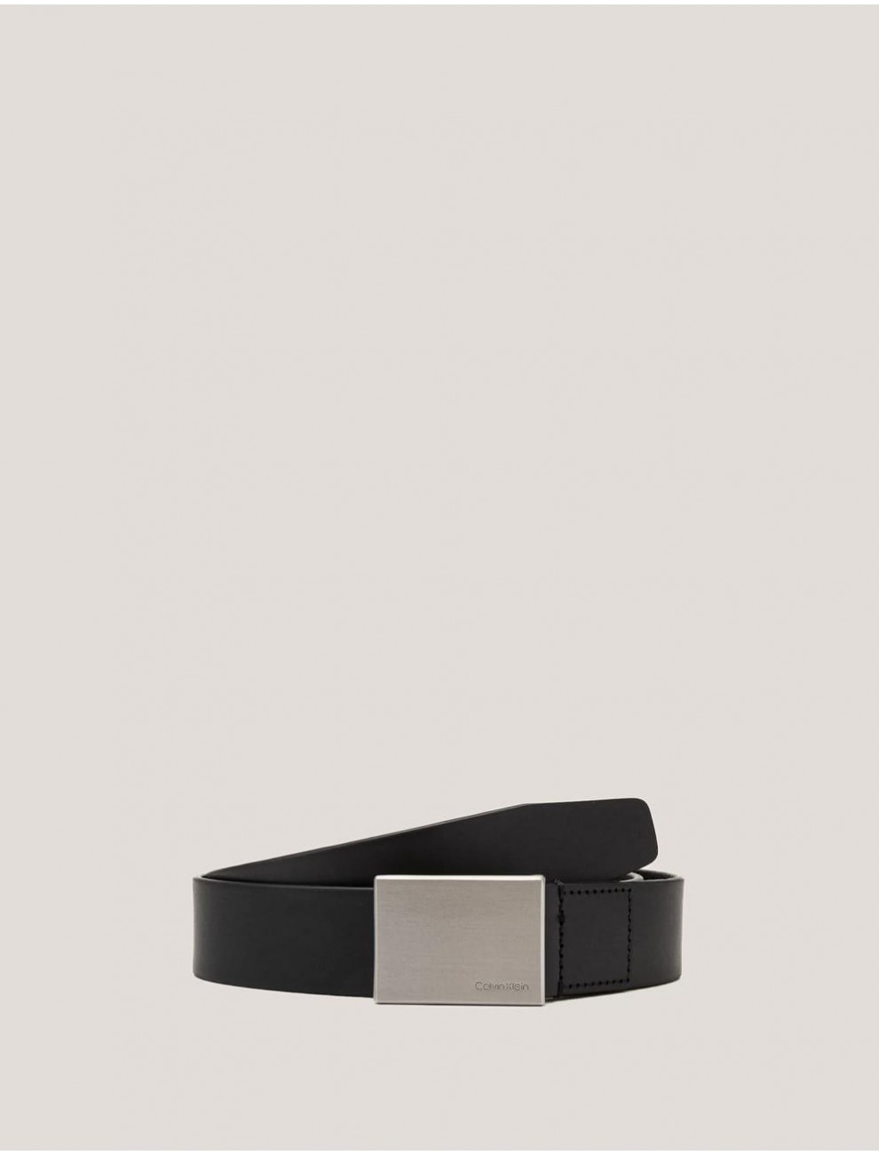 CINTURoN CALVIN KLEIN FORMAL PLAQUE BELT 35CM NEGRO
