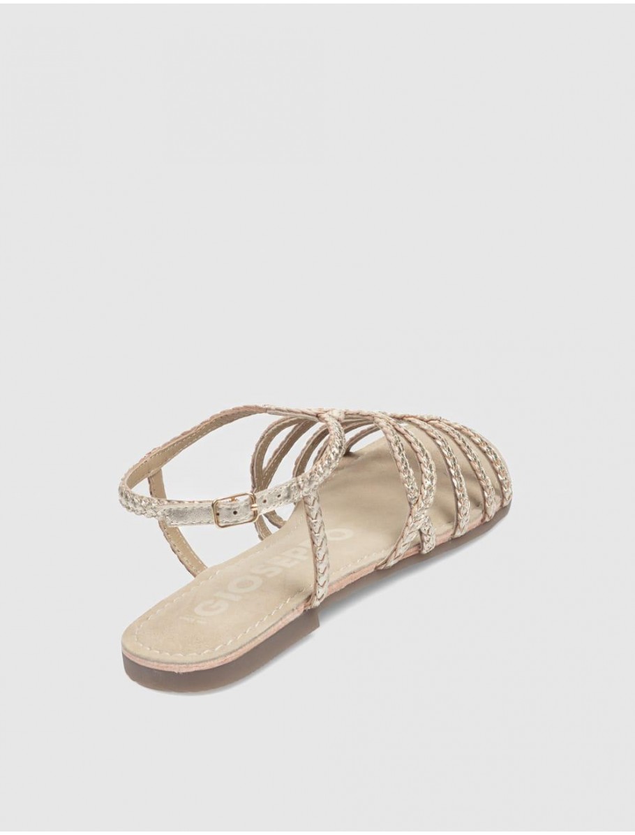 SANDALIA GIOSEPPO YAKIMA ORO
