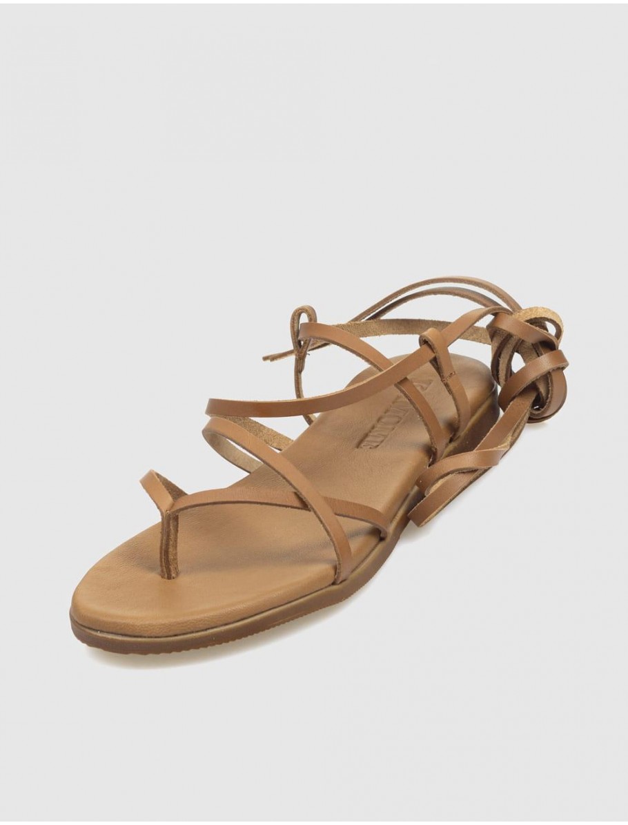 SANDALIA ROMANA KAMOME OZARA MARRoN