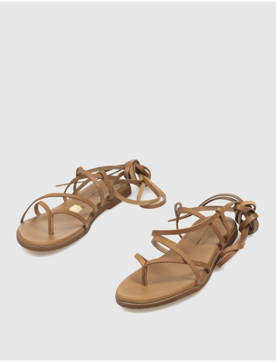 SANDALIA ROMANA KAMOME OZARA MARRoN