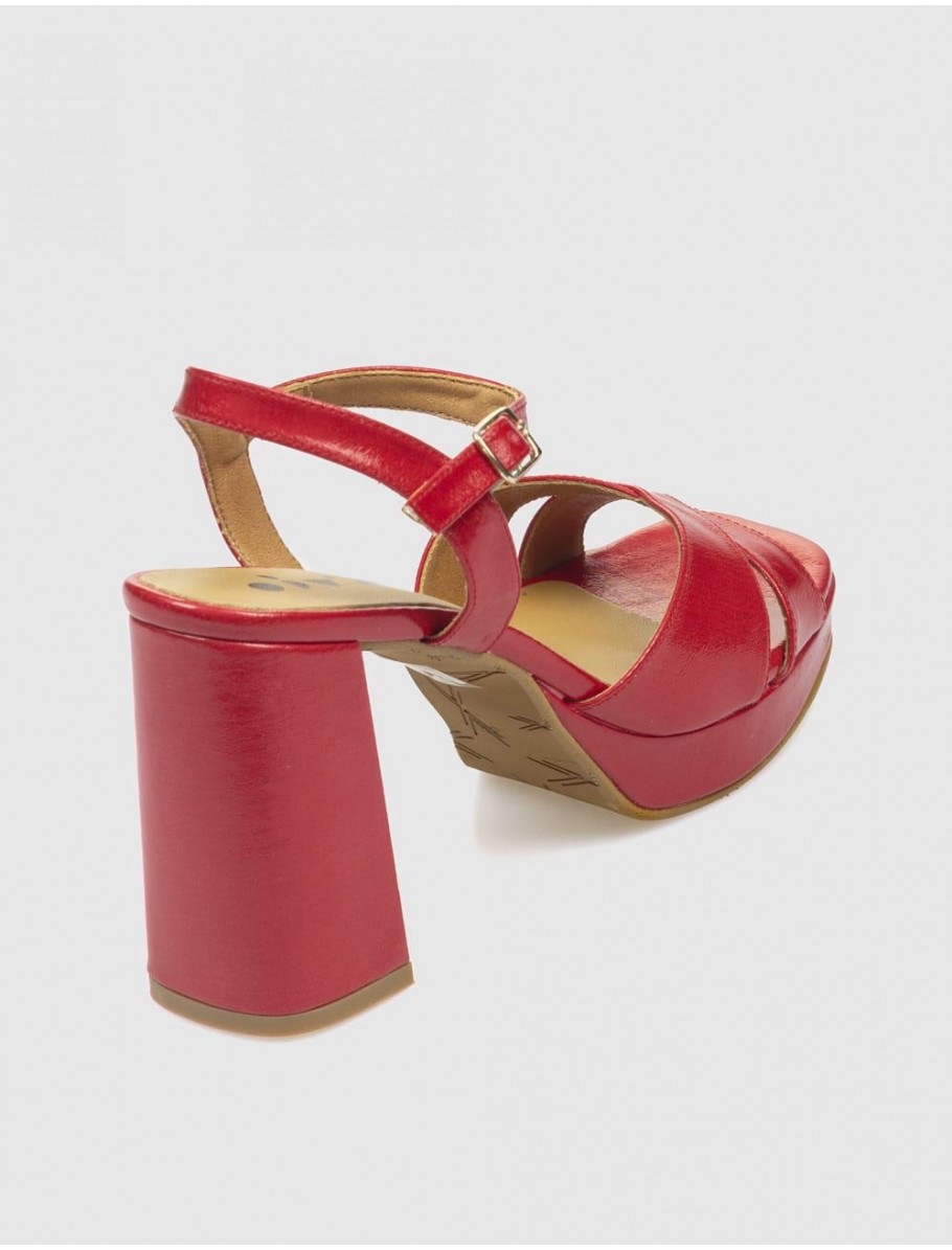 SANDALIA OBVIO SHOES KAIE ROJO