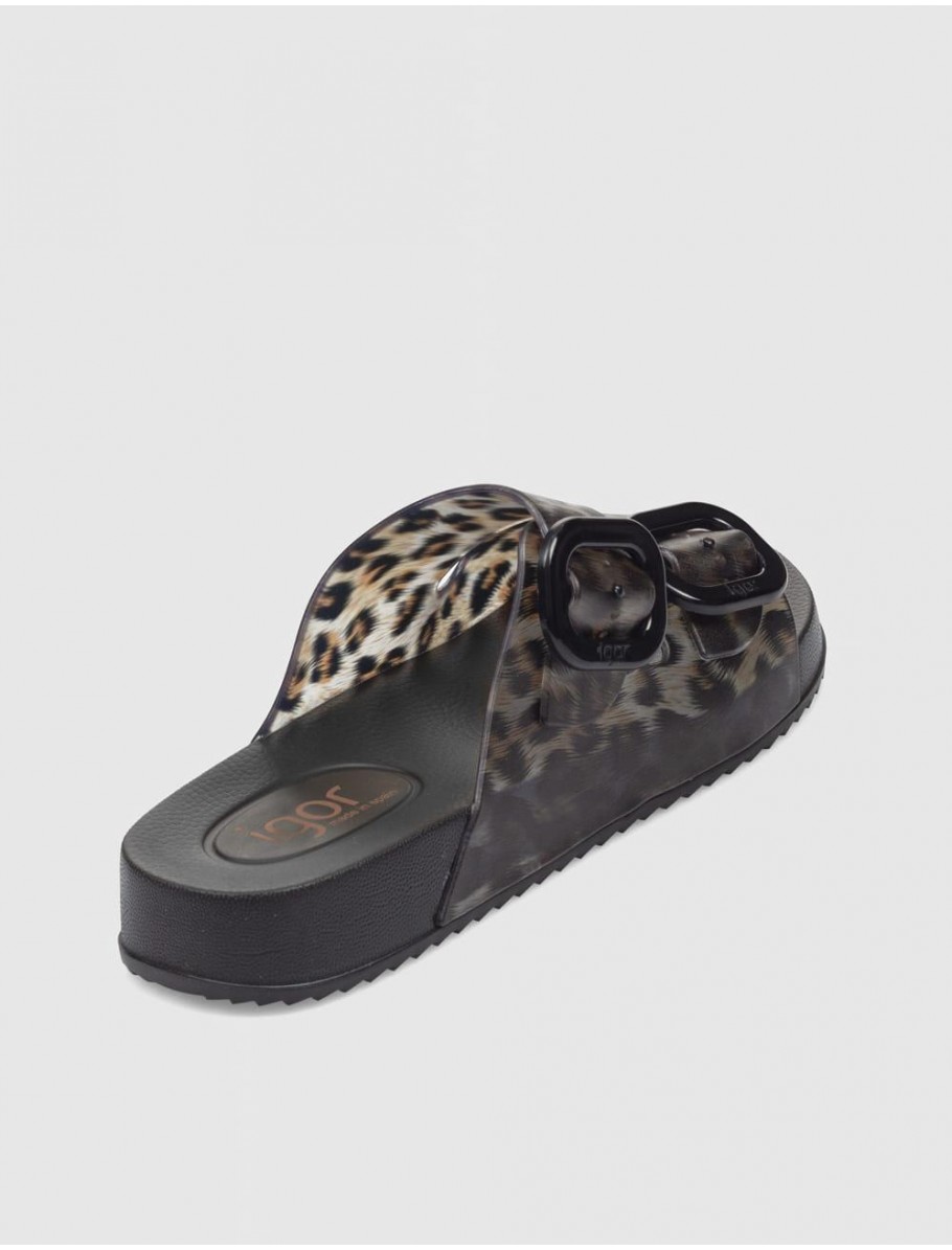 CHANCLA IGOR HABANA LEOPARDO