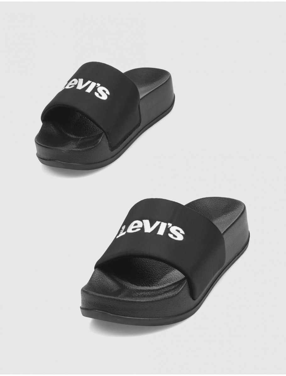 CHANCLA LEVIS JUNE S BOLD PADDED NEGRO
