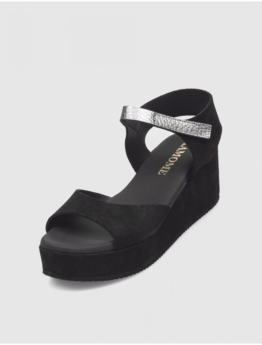 SANDALIA KAMOME BOLONIA NEGRO