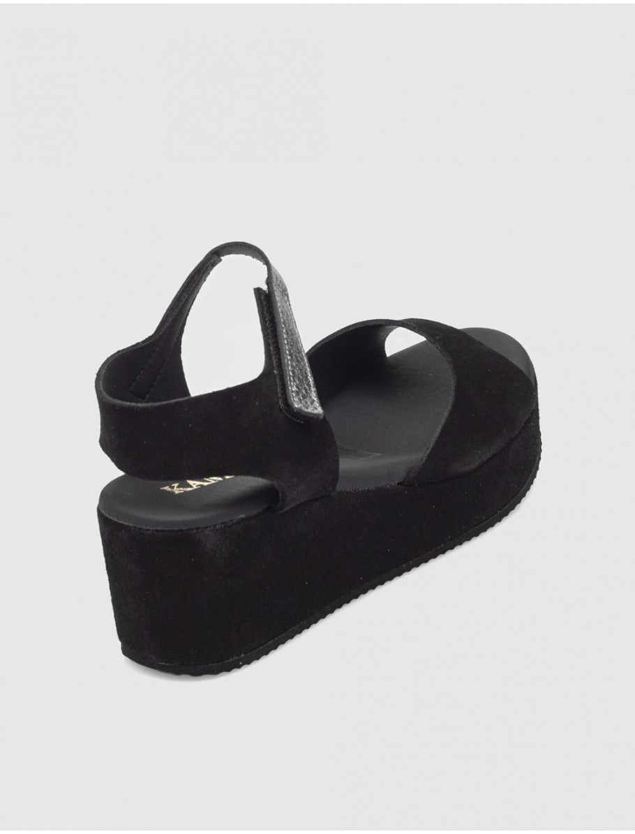 SANDALIA KAMOME BOLONIA NEGRO