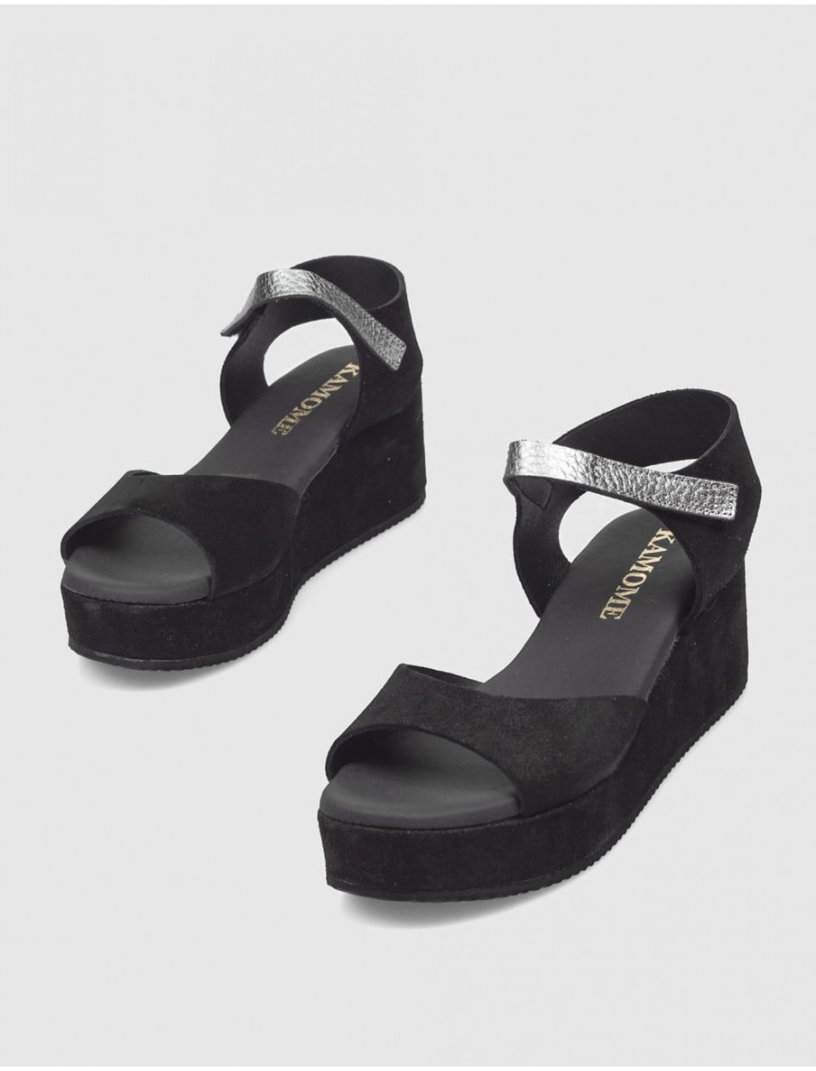 SANDALIA KAMOME BOLONIA NEGRO