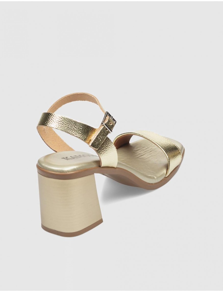 SANDALIA KAMOME JOSEPHINE PLATINO