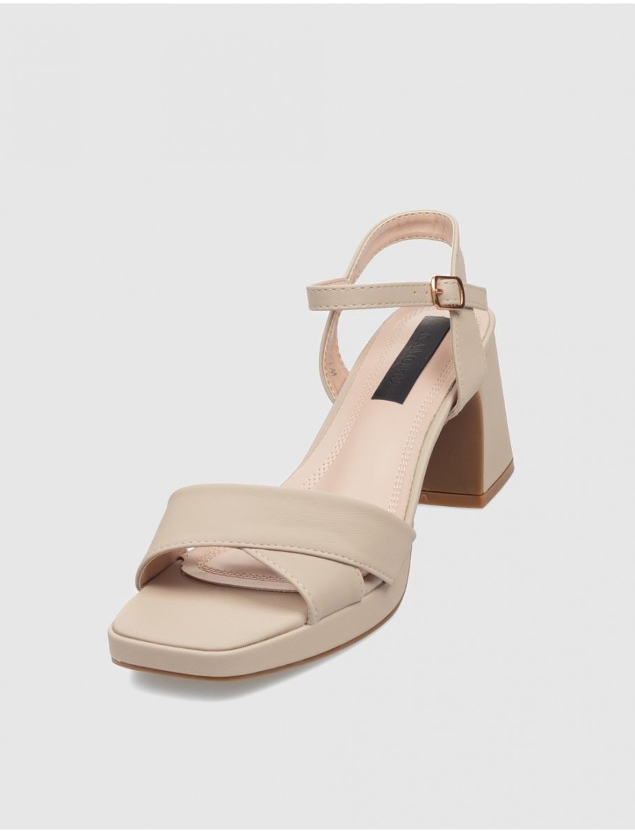 SANDALIA KAMOME TRENDS BAMBU BEIG