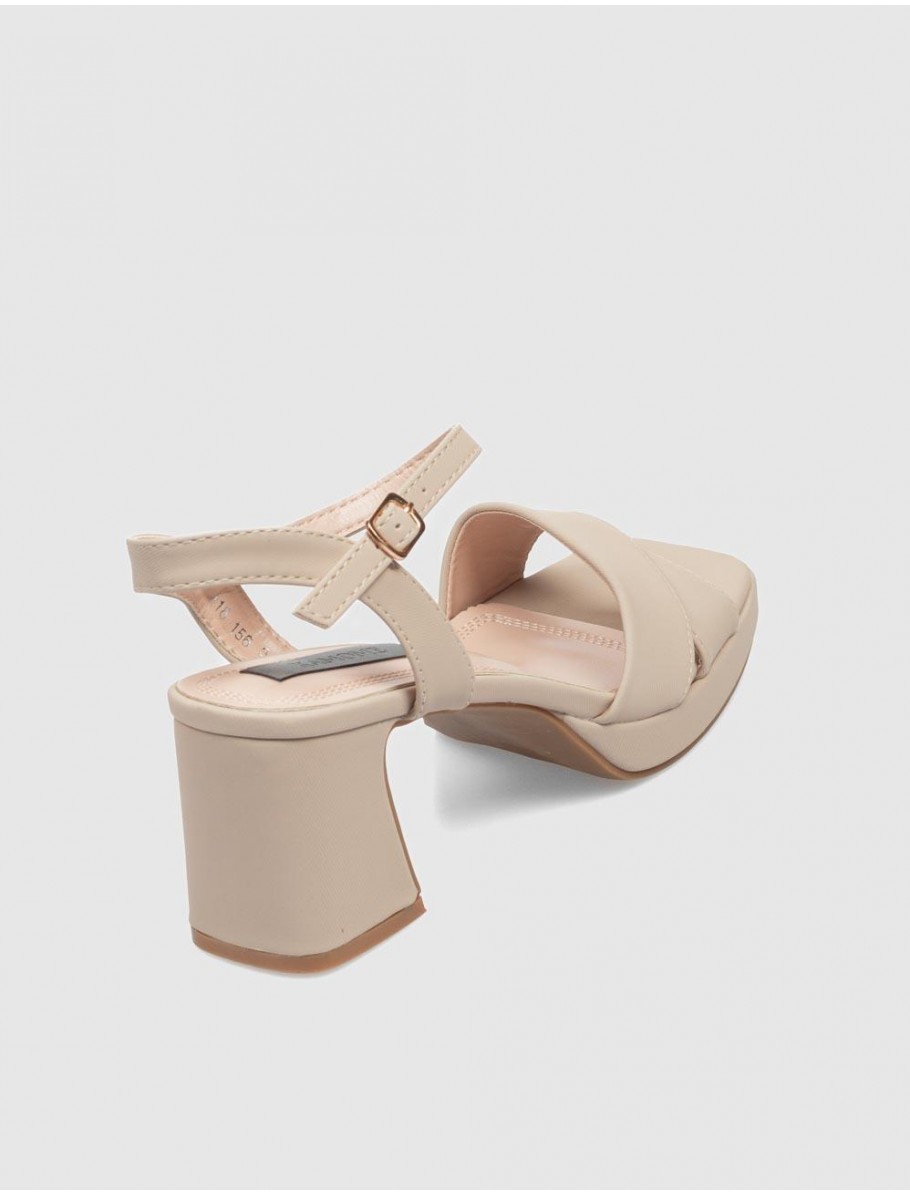 SANDALIA KAMOME TRENDS BAMBU BEIG
