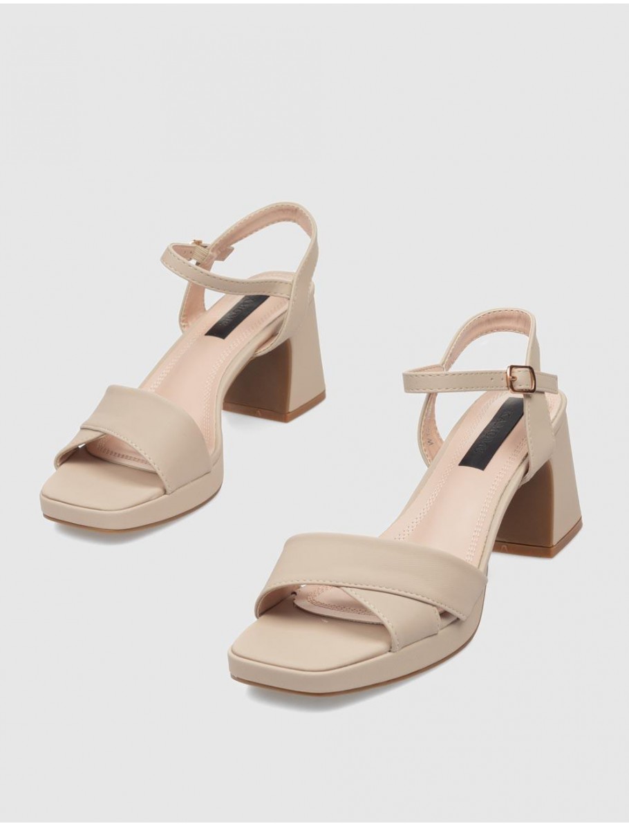 SANDALIA KAMOME TRENDS BAMBU BEIG