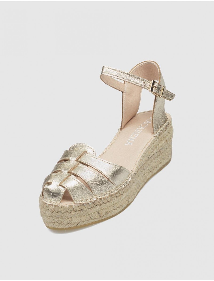 ALPARGATA MACARENA JAVA43 PLATINO