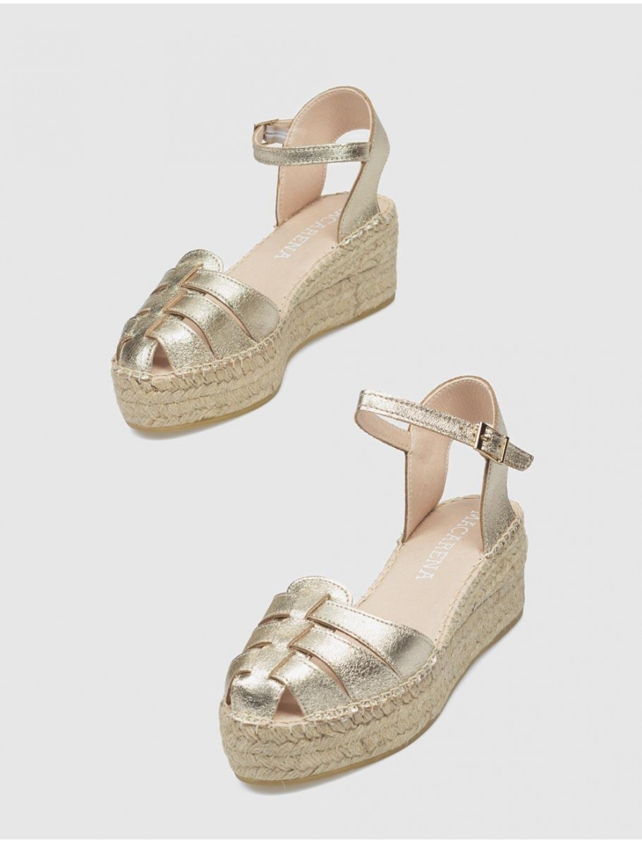 ALPARGATA MACARENA JAVA43 PLATINO