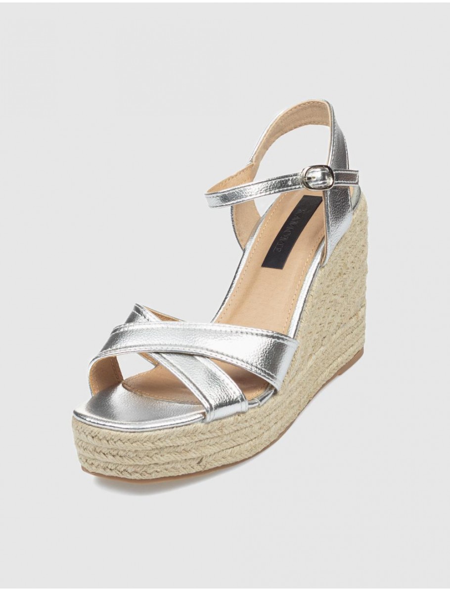 SANDALIA KAMOME TRENDS LEXA PLATA