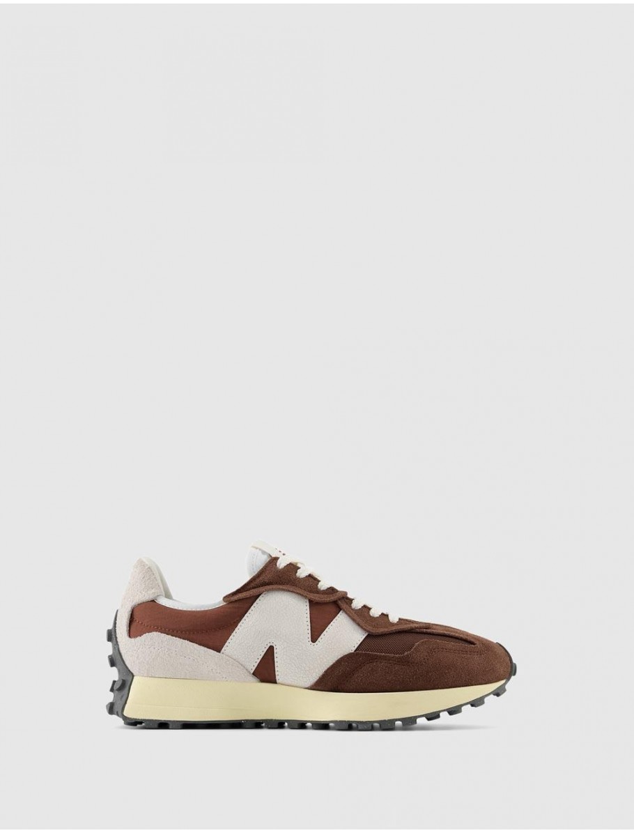 ZAPATILLA NEW BALANCE U327 BLANCO MARRoN