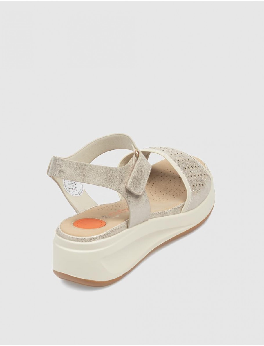 SANDALIA DOCTOR CUTILLAS 31613 PLATINO