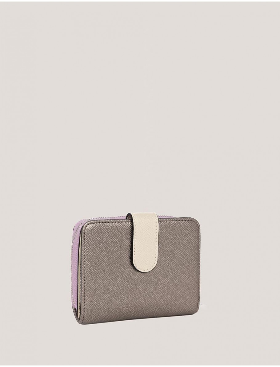 BILLETERA TOUS NEW DUBBAI SAFFIANO BILLETERA S PLATA