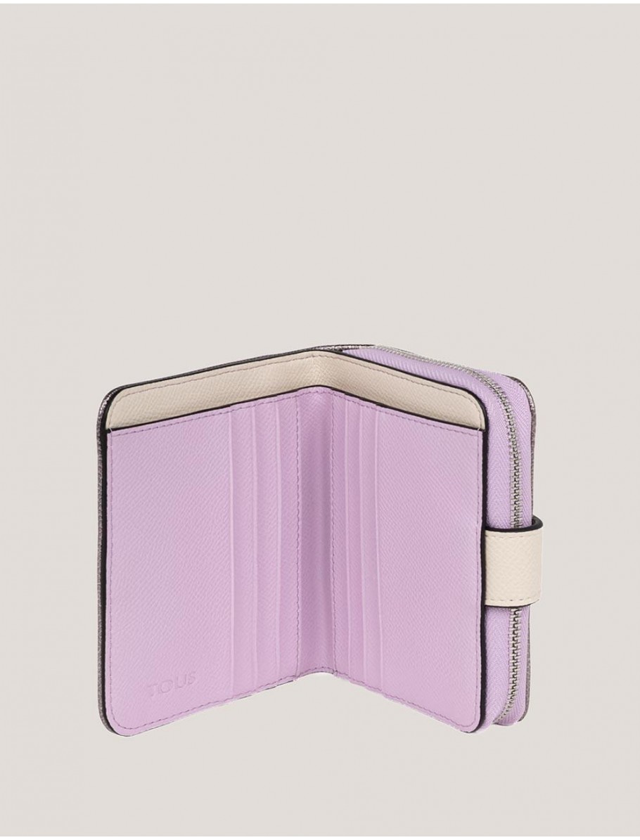 BILLETERA TOUS NEW DUBBAI SAFFIANO BILLETERA S PLATA