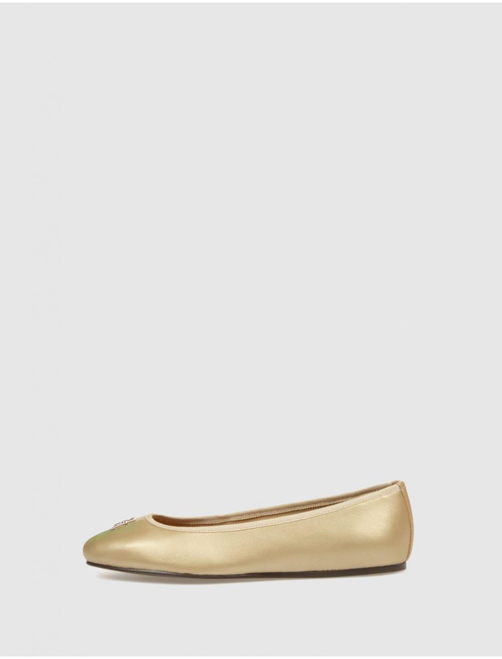 BAILARINA TOMMY HILFIGER GOLD LEATHER BALLERINA ORO