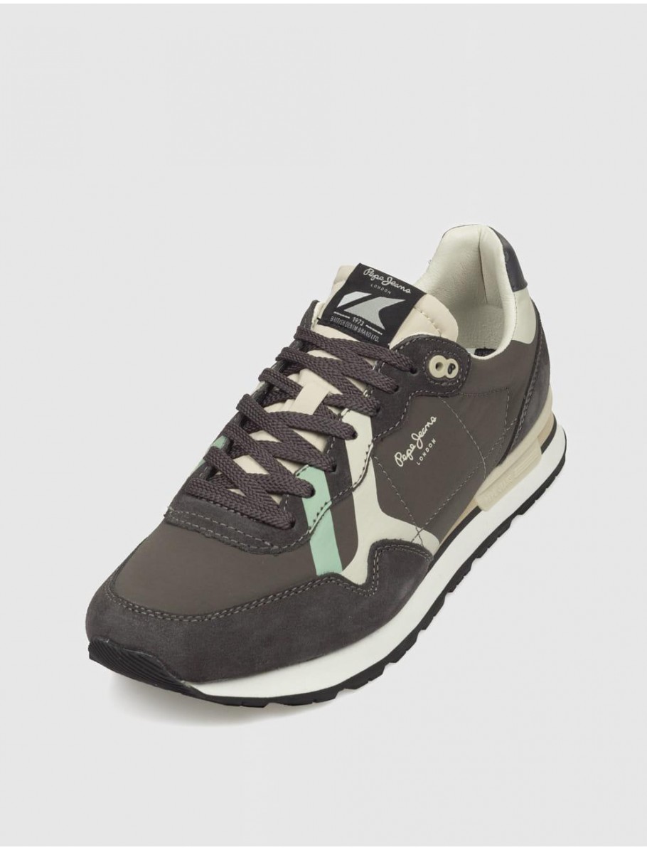 ZAPATILLA PEPE JEANS BRIT ROAD MARRoN