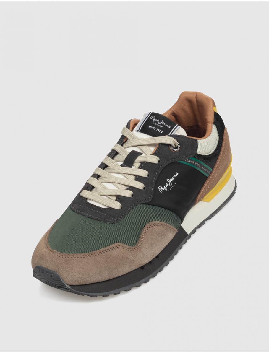 ZAPATILLA PEPE JEANS LONDON BRAND VERDE