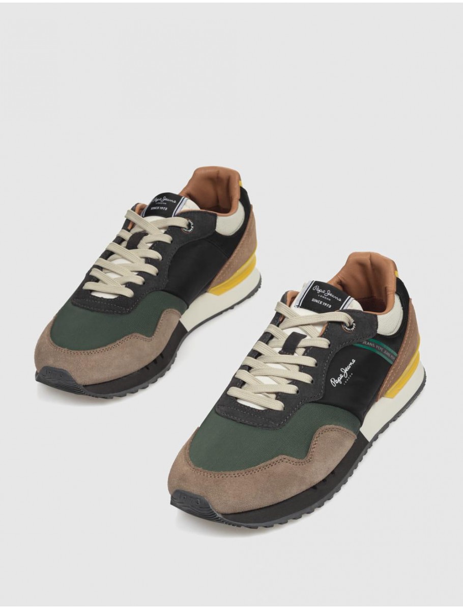 ZAPATILLA PEPE JEANS LONDON BRAND VERDE