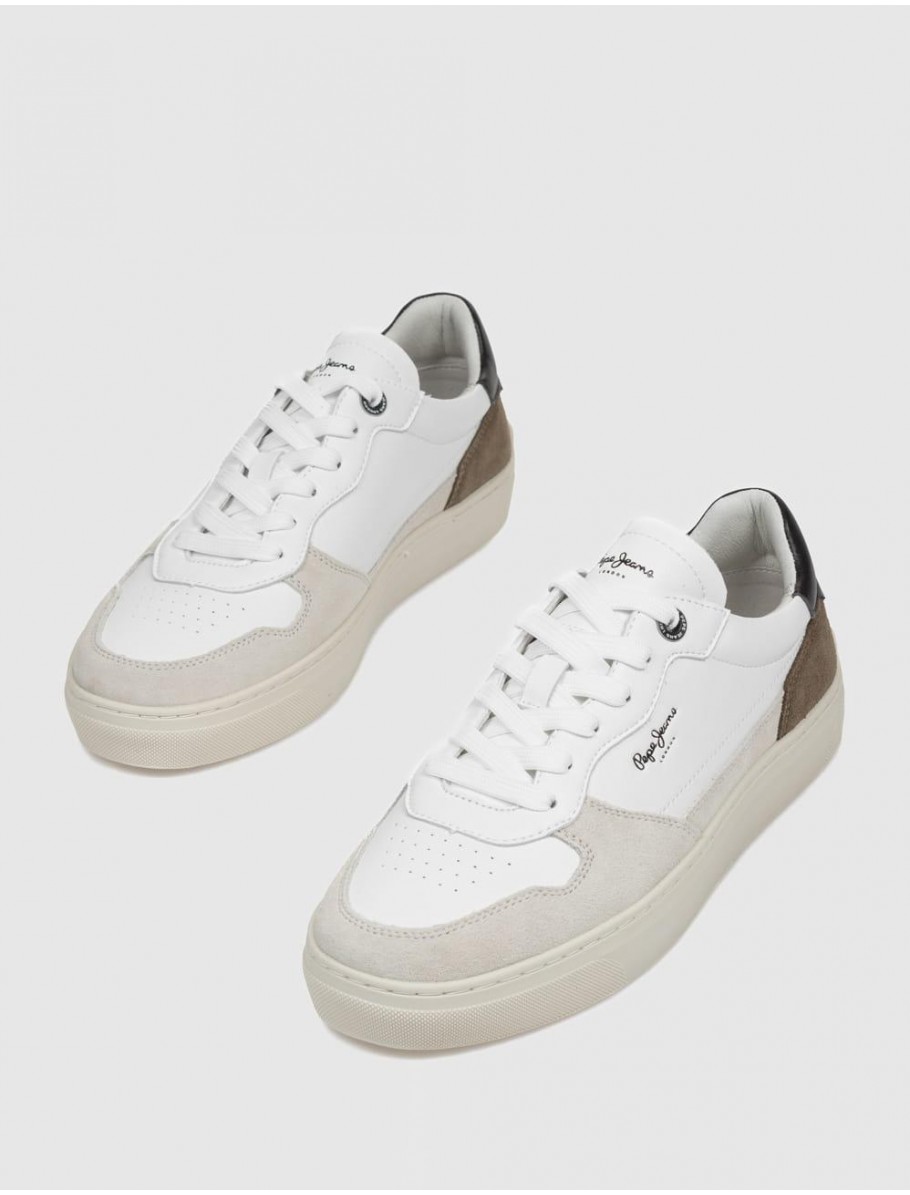 ZAPATILLA PEPE JEANS CAMDEM NATURE BLANCO