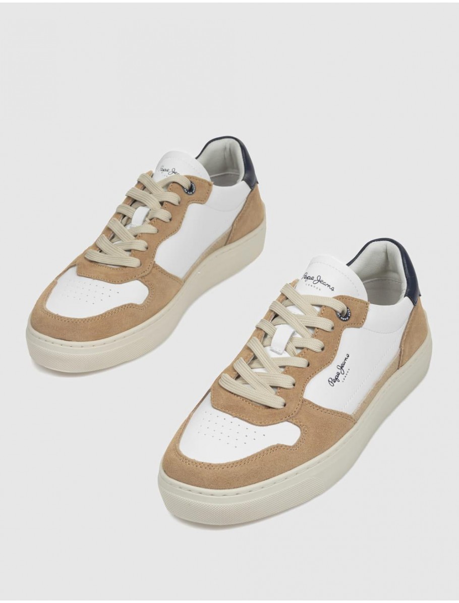 ZAPATILLA PEPE JEANS CAMDEM NATURE TAUPE