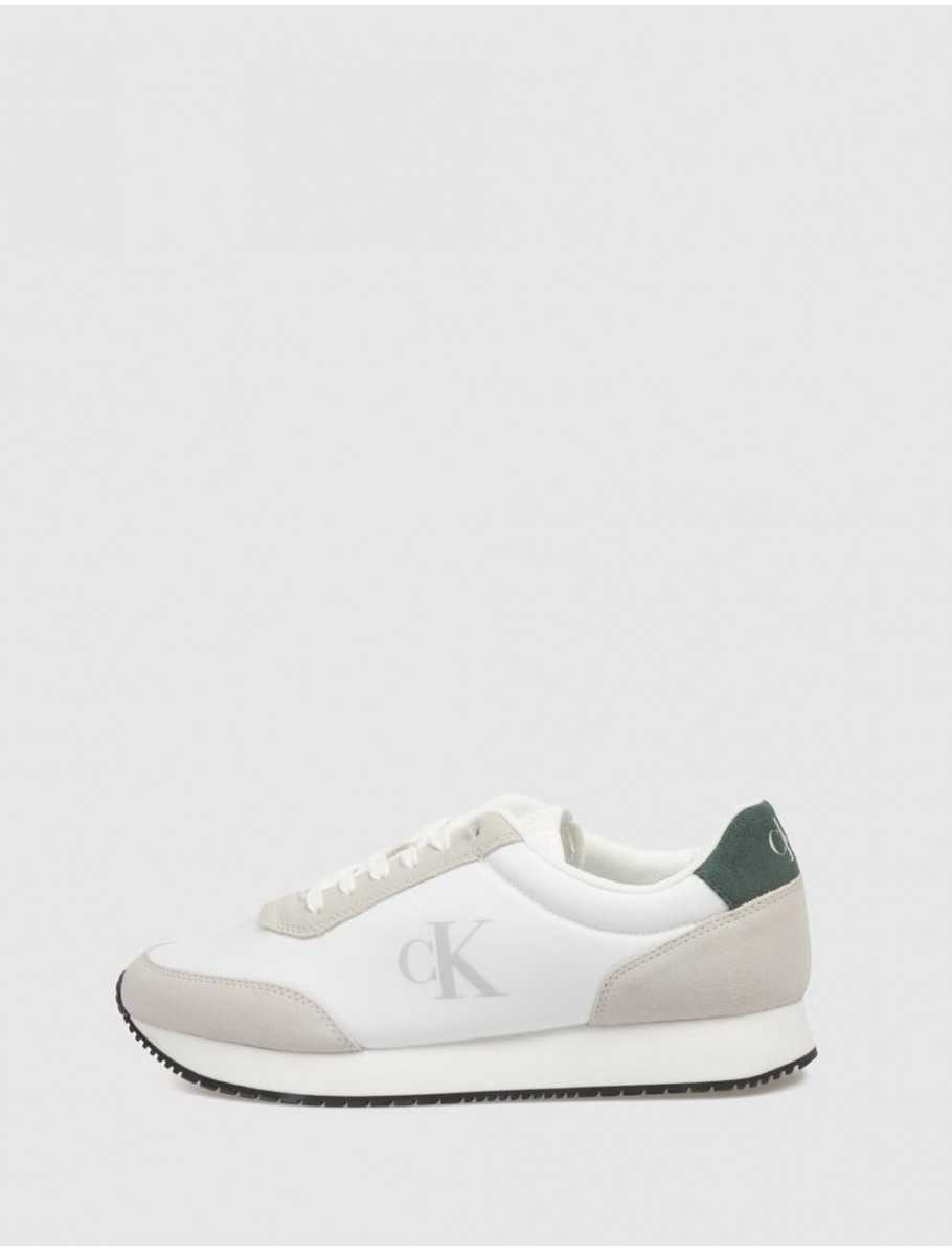 ZAPATILLA CALVIN KLEIN RETRO RUNNER ICONIC SNK BLANCO