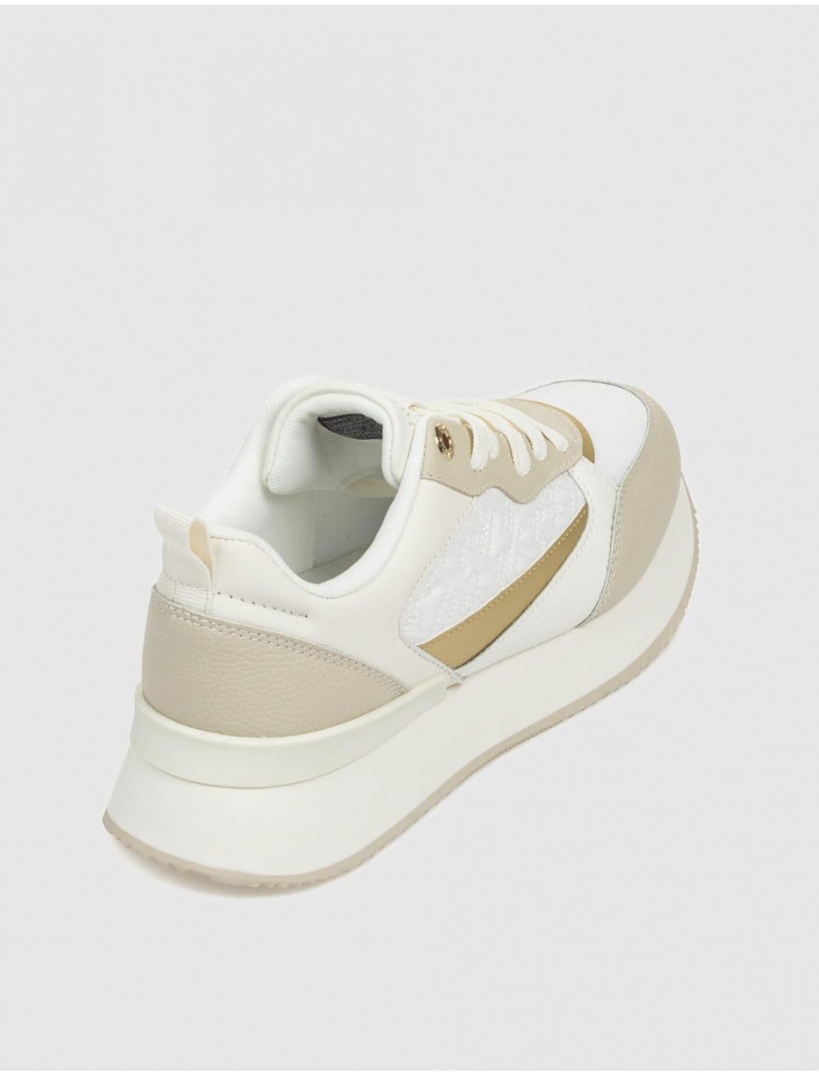 ZAPATILLA TOMMY HILFIGER MONOGRAM RUNNER BLANCO