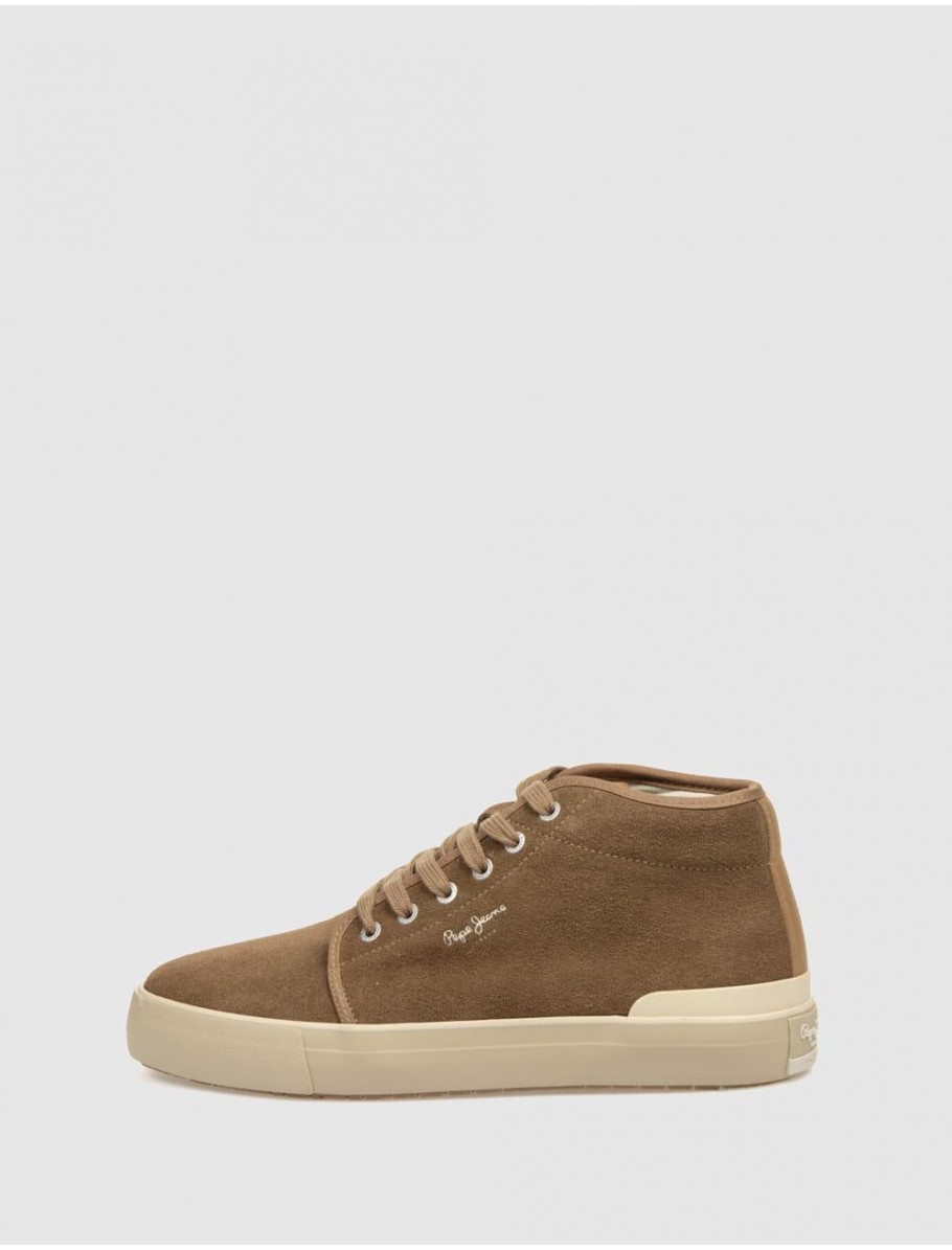 ZAPATILLA PEPE JEANS BEN TOP MARRoN