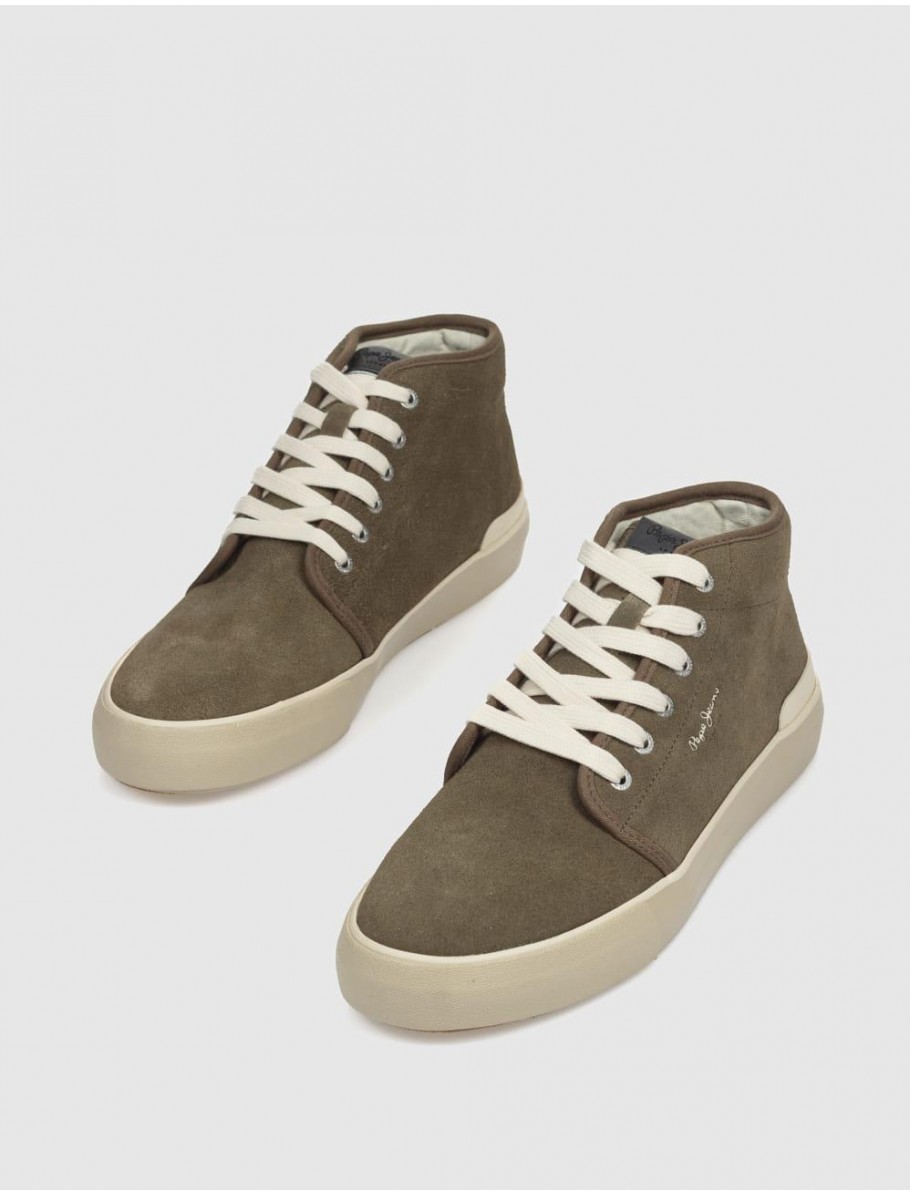 ZAPATILLA PEPE JEANS BEN TOP VERDE