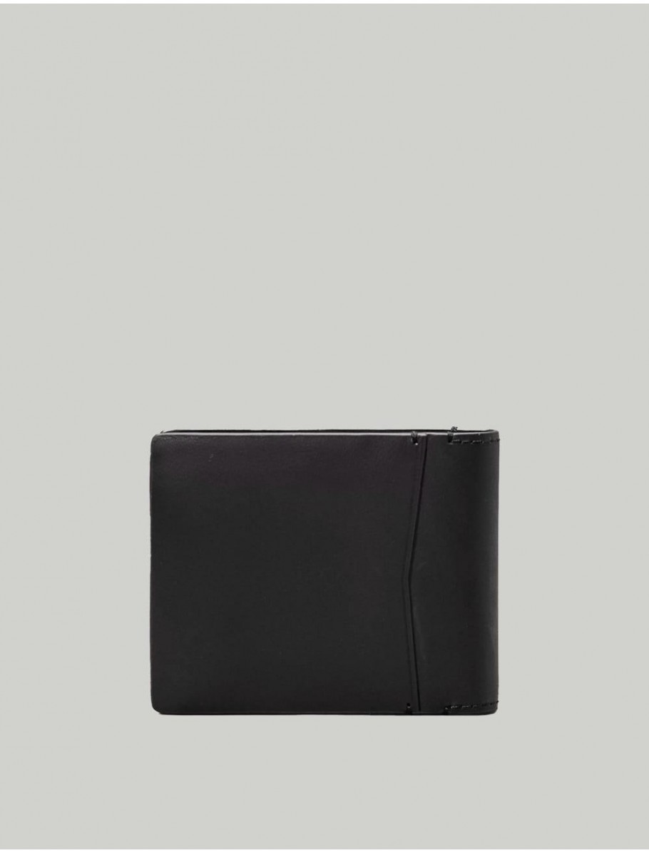 CARTERA CALVIN KLEIN LOGO EMBOSS BIFOLD W COIN NEGRO