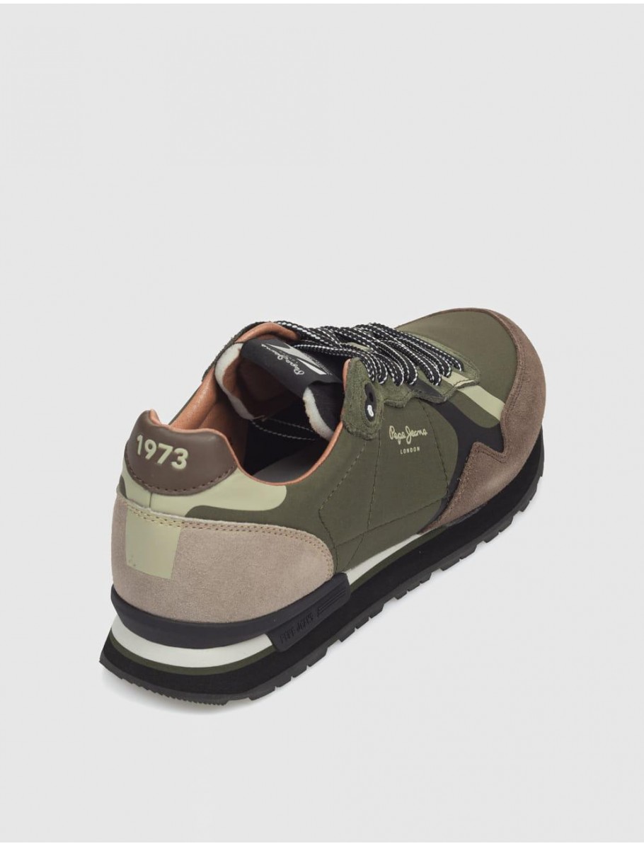ZAPATILLA PEPE JEANS BRIT ROAD VERDE