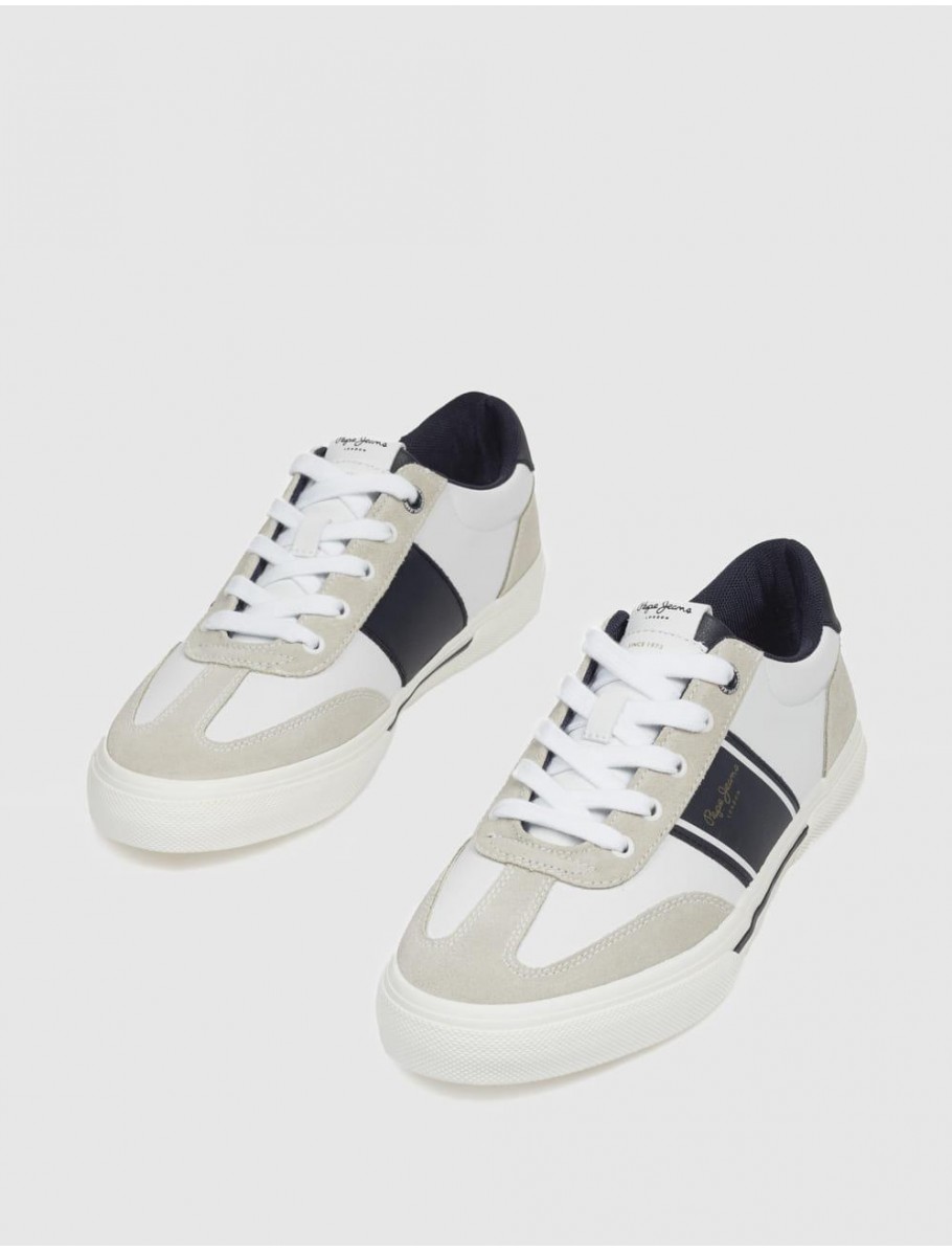 ZAPATILLA PEPE JEANS KENTON CLUB BLANCO