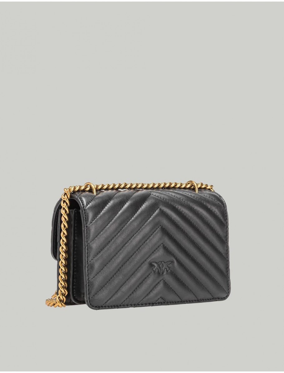 BOLSO PINKO LOVE ONE MINI NEGRO