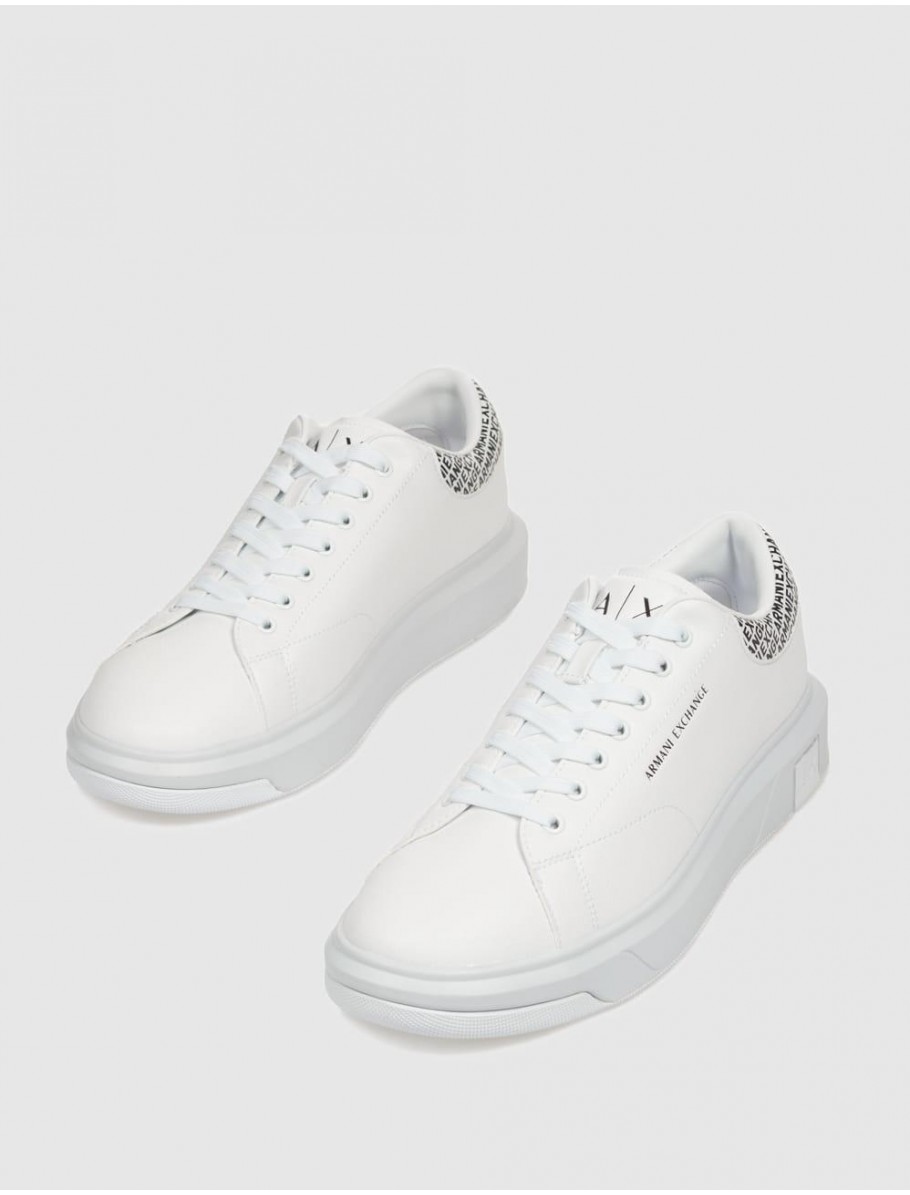 ZAPATILLA ARMANI EXCHANGE XUX123 BLANCO