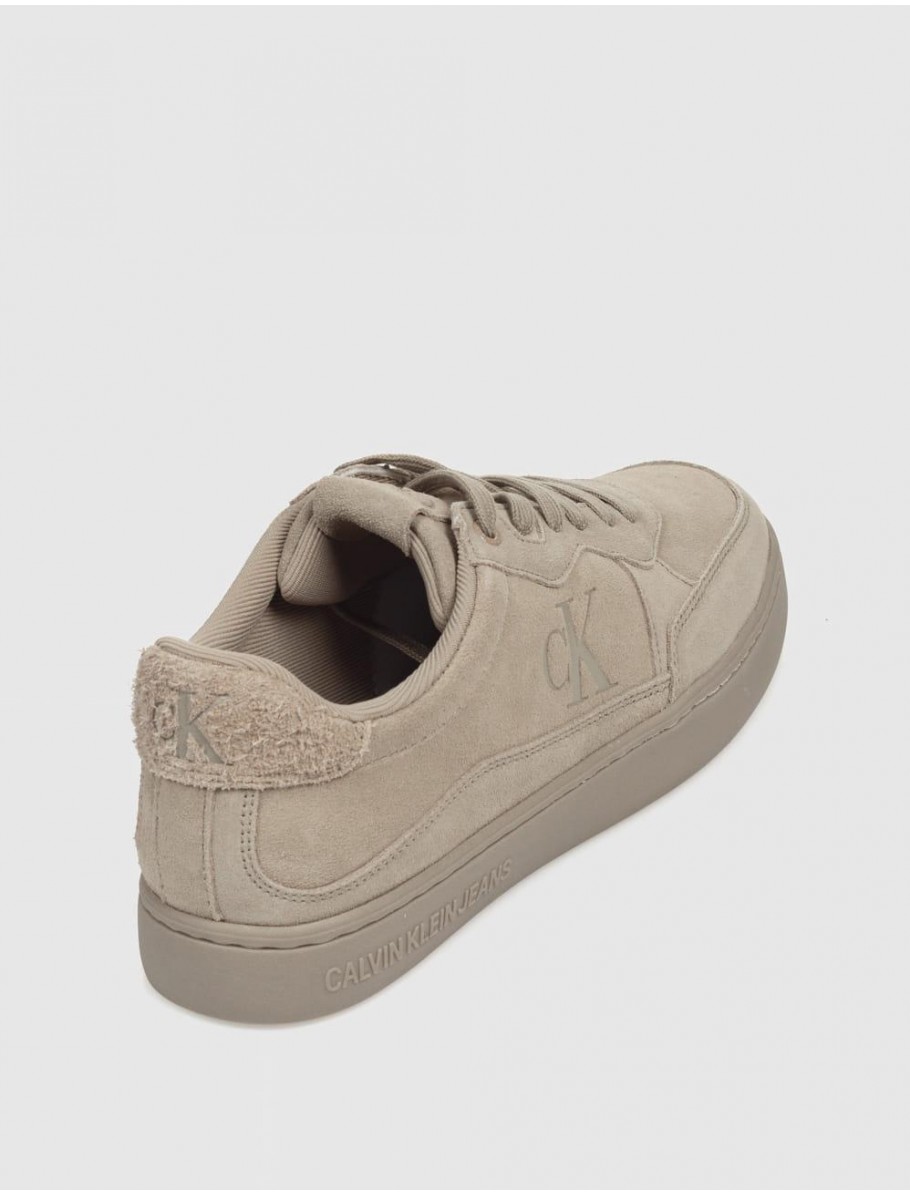 ZAPATILLA CALVIN KLEIN CLASSIC CUPSOLE ICONIC SNK TAUPE