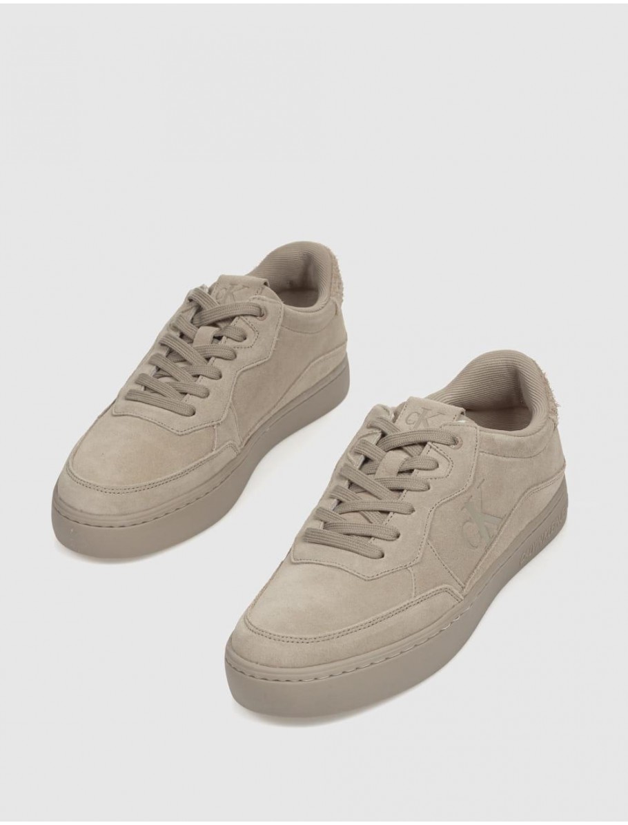 ZAPATILLA CALVIN KLEIN CLASSIC CUPSOLE ICONIC SNK TAUPE