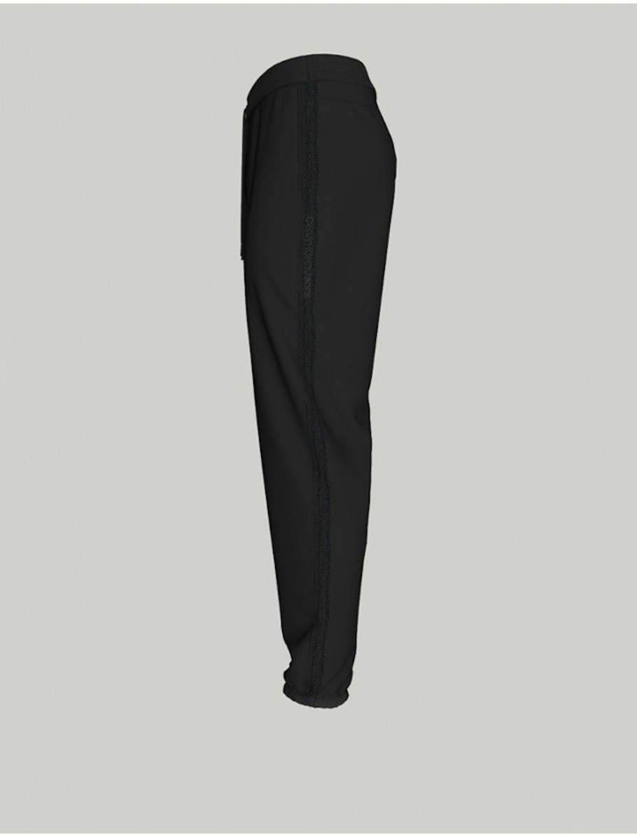 PANTALoN CALVIN KLEIN LOGO TAPE HWK PANT NEGRO
