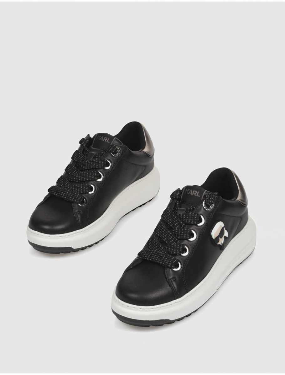 ZAPATILLA KARL LAGERFED KAPRI LUG KARL NFT LO LACE NEGRO