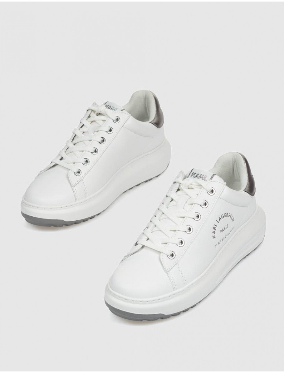 ZAPATILLA KARL LAGERFED KAPRI LUG MAISON KARL LACE BLANCO
