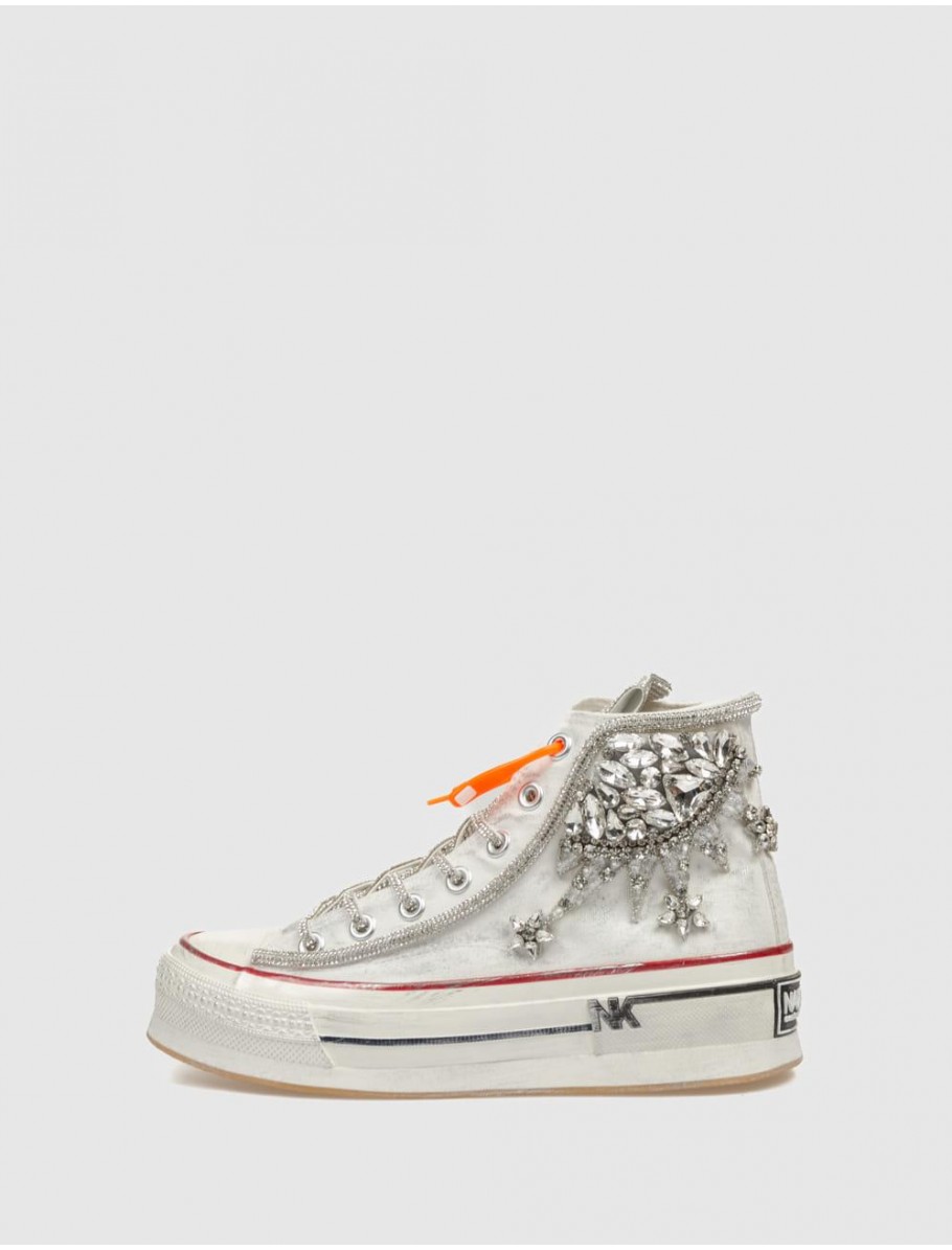 ZAPATILLA ABOTINADA NAN KU NA 03 BLANCO