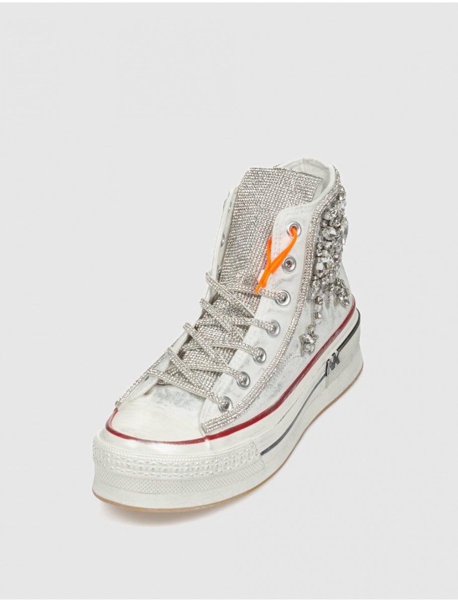 ZAPATILLA ABOTINADA NAN KU NA 03 BLANCO